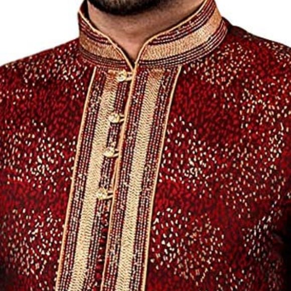 Mens Kurta Pyjama Set - Picture 2 of 4